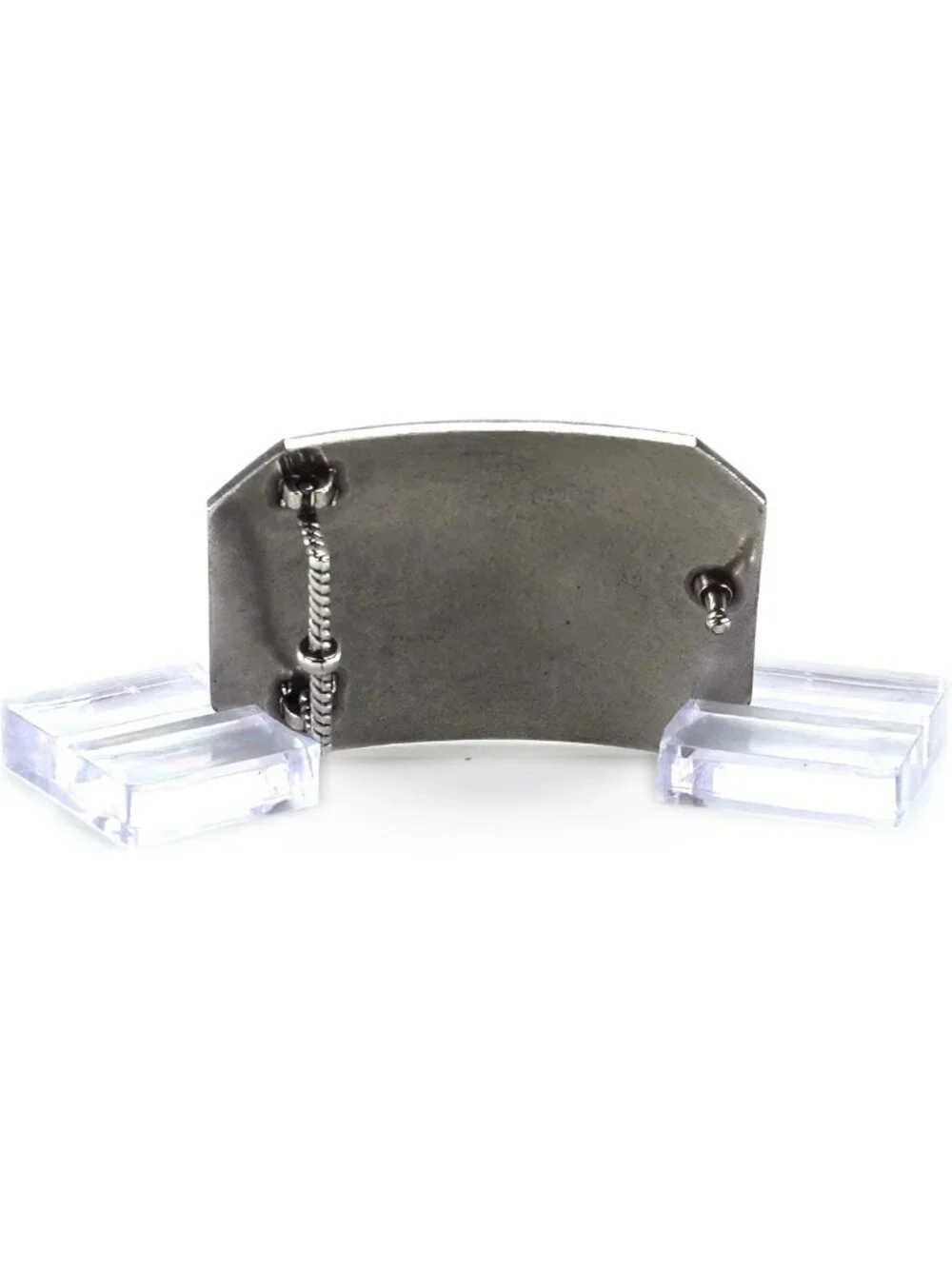 Men's Longhorn Rectangle Buckle - Western Style, Durable Metal, Perfect Gift